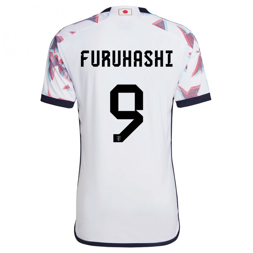 Dames Japans Kyogo Furuhashi #9 Wit Uitshirt Uittenue 22-24 T-shirt België