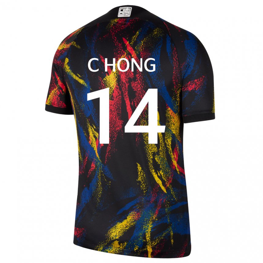 Dames Zuid-koreaans Chul Hong #14 Veelkleurig Uitshirt Uittenue 22-24 T-shirt België