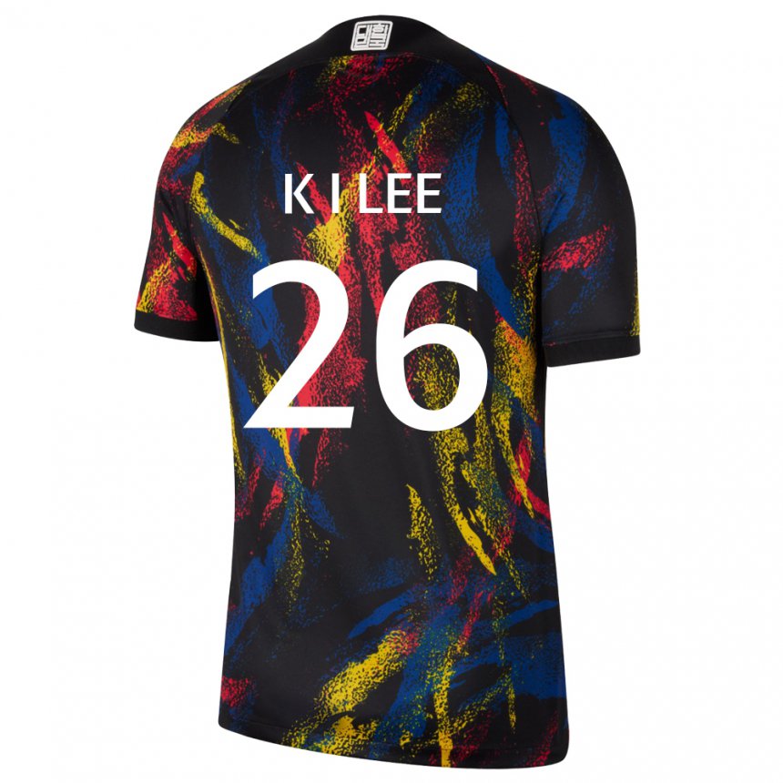 Dames Zuid-koreaans Kang-in Lee #26 Veelkleurig Uitshirt Uittenue 22-24 T-shirt België