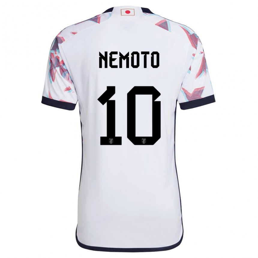Kinder Japanische Kotaro Nemoto #10 Weiß Auswärtstrikot Trikot 22-24 T-shirt Belgien