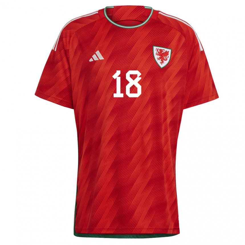 Heren Welsh Kylie Nolan #18 Rood Thuisshirt Thuistenue 22-24 T-shirt België