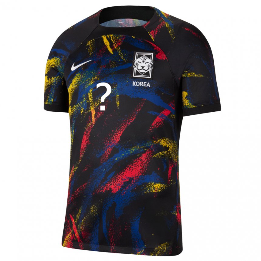 Homme Maillot Corée Du Sud Park Jun Min #0 Multicolore Tenues Extérieur 22-24 T-shirt Belgique