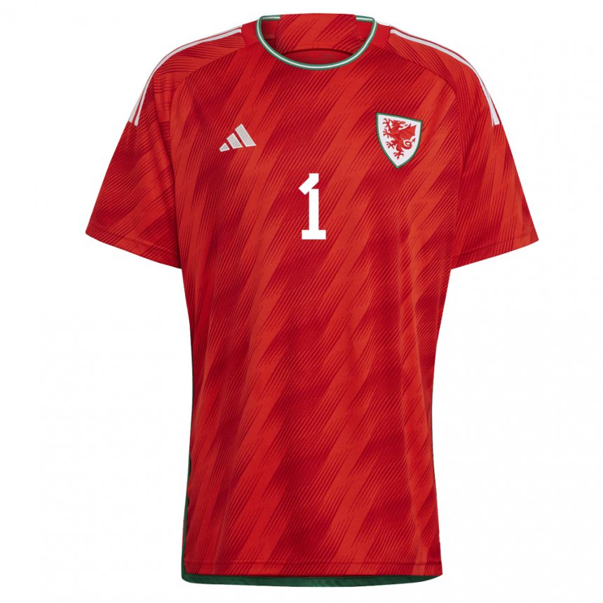 Dames Welsh Laura O Sullivan #1 Rood Thuisshirt Thuistenue 22-24 T-shirt België