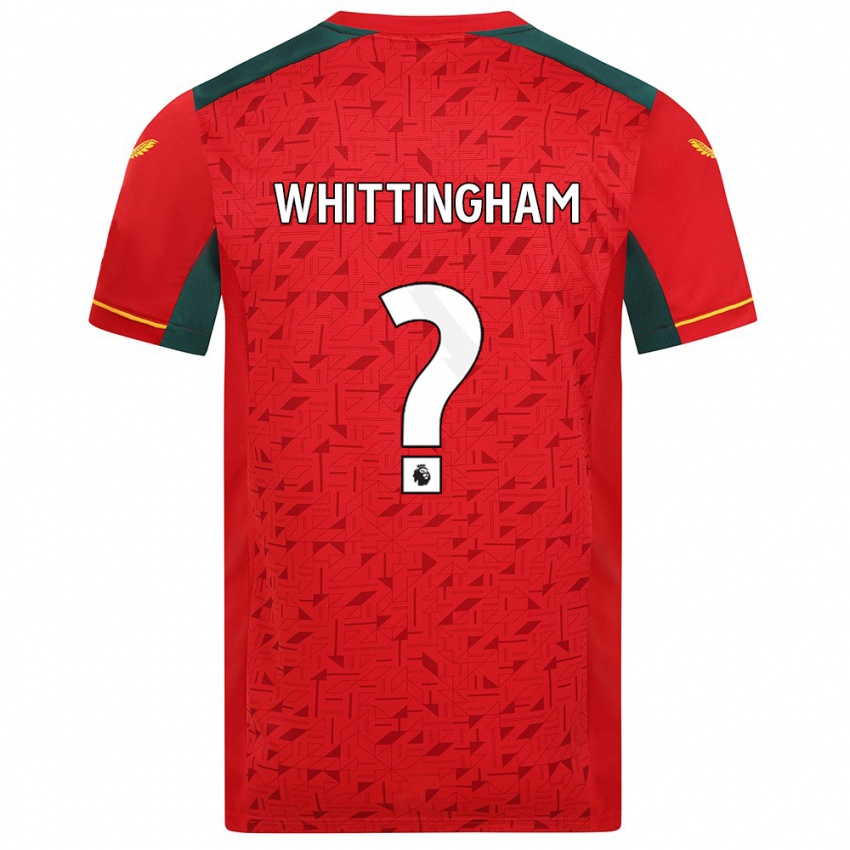 Kinderen Matthew Whittingham #0 Rood Uitshirt Uittenue 2023/24 T-Shirt België