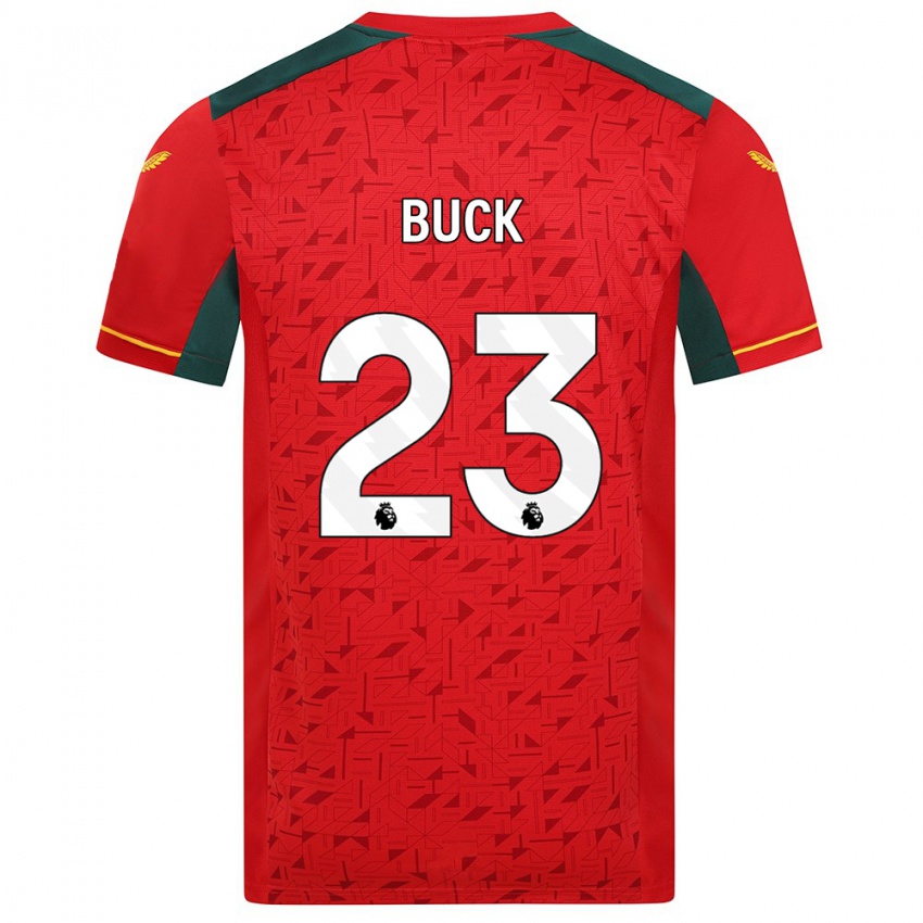 Kinder Alex Buck #23 Rot Auswärtstrikot Trikot 2023/24 T-Shirt Belgien