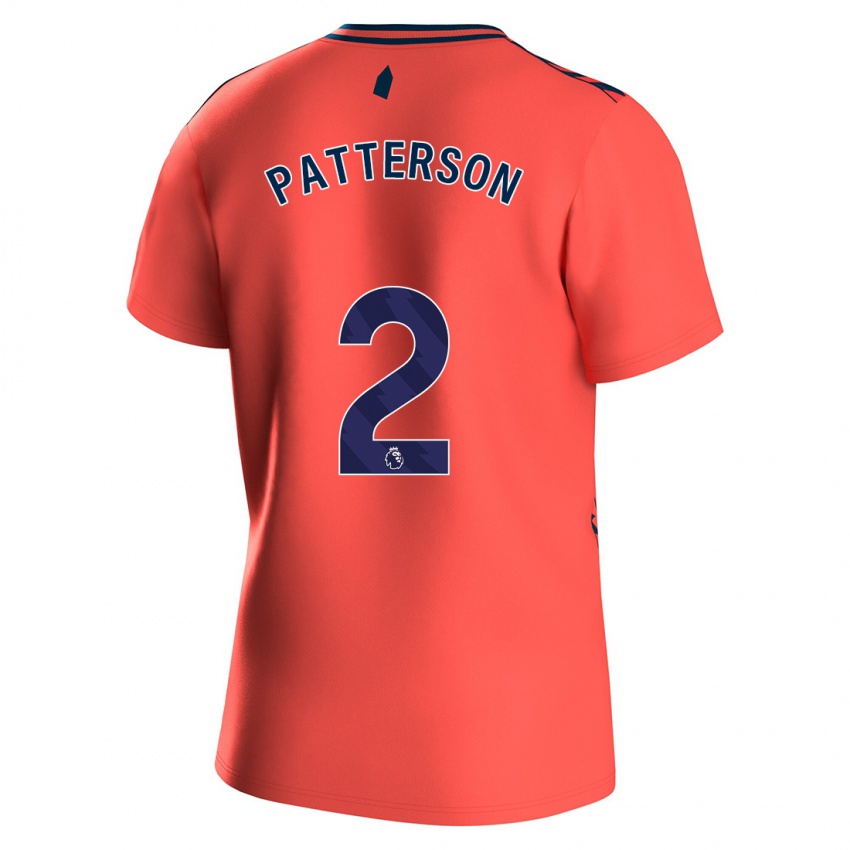 Kinderen Nathan Patterson #2 Koraal Uitshirt Uittenue 2023/24 T-Shirt België