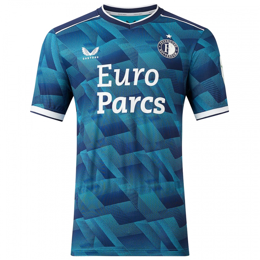 Kinderen Guus Baars #40 Blauw Uitshirt Uittenue 2023/24 T-Shirt België