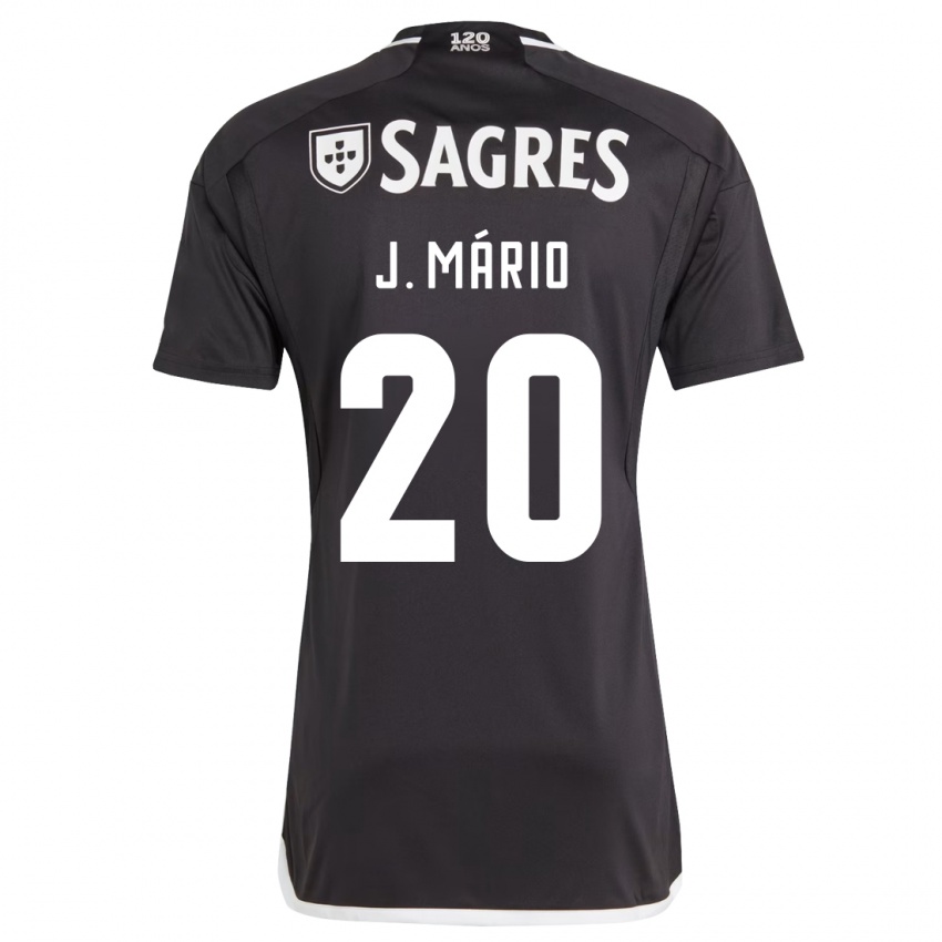 Kinderen João Mário #20 Zwart Uitshirt Uittenue 2023/24 T-Shirt België