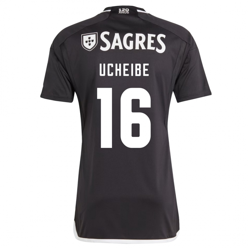 Kinderen Christy Ucheibe #16 Zwart Uitshirt Uittenue 2023/24 T-Shirt België
