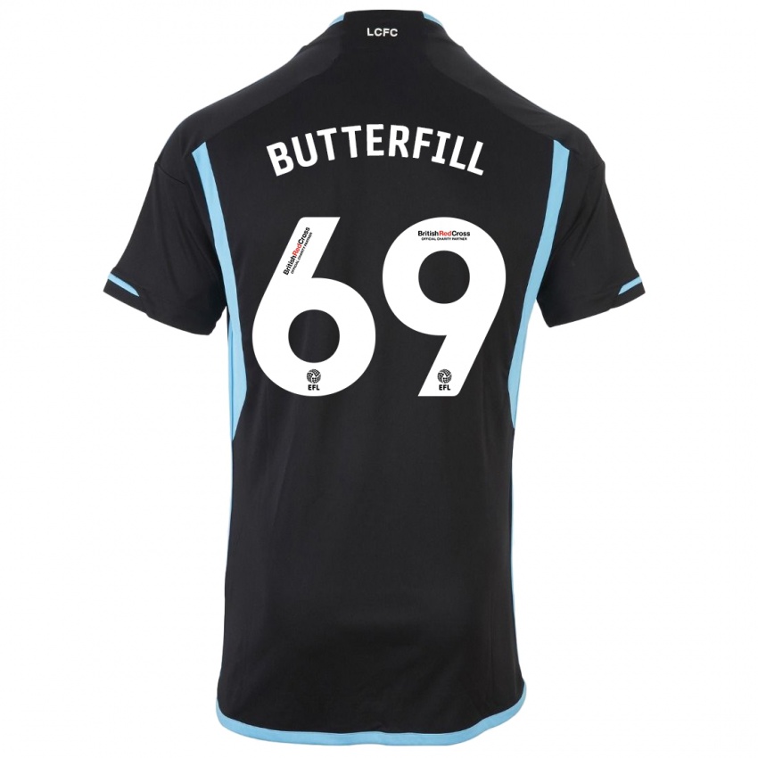 Heren Jack Butterfill #69 Zwart Uitshirt Uittenue 2023/24 T-Shirt België
