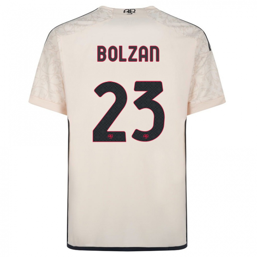 Heren Alessandro Bolzan #23 Gebroken Wit Uitshirt Uittenue 2023/24 T-Shirt België