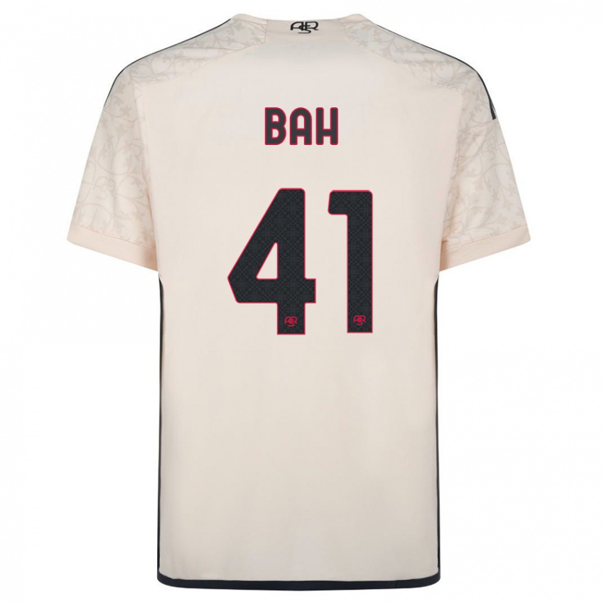 Heren Muhammed Bah #41 Gebroken Wit Uitshirt Uittenue 2023/24 T-Shirt België