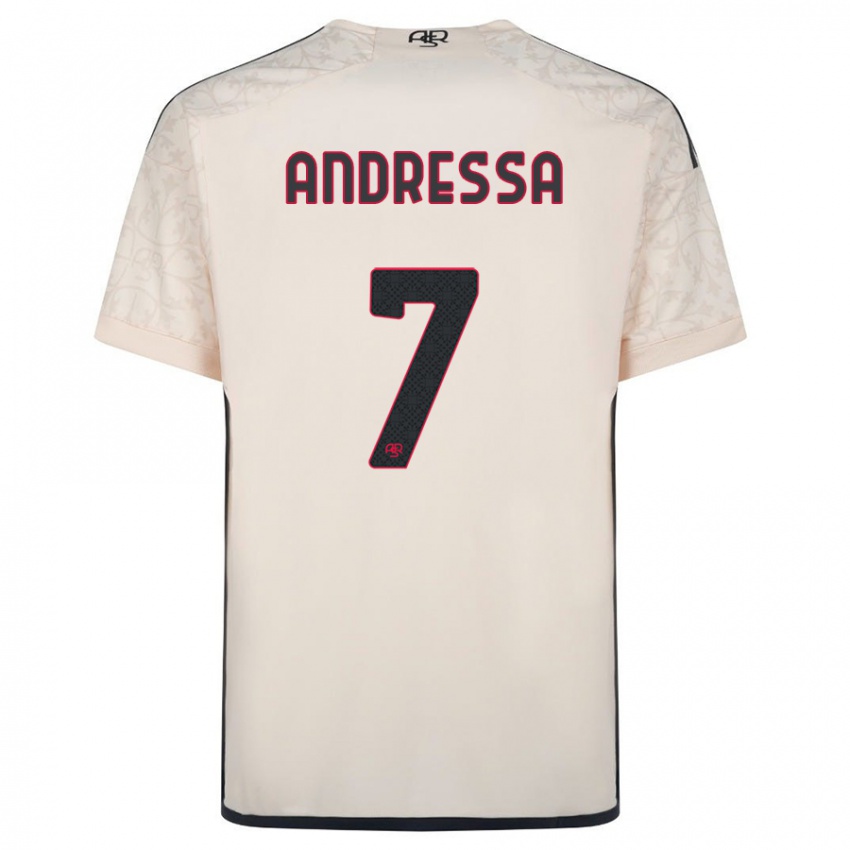 Heren Andressa #7 Gebroken Wit Uitshirt Uittenue 2023/24 T-Shirt België