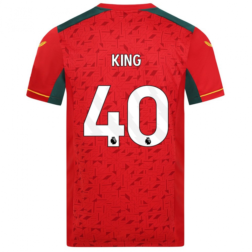 Dames Tom King #40 Rood Uitshirt Uittenue 2023/24 T-Shirt België