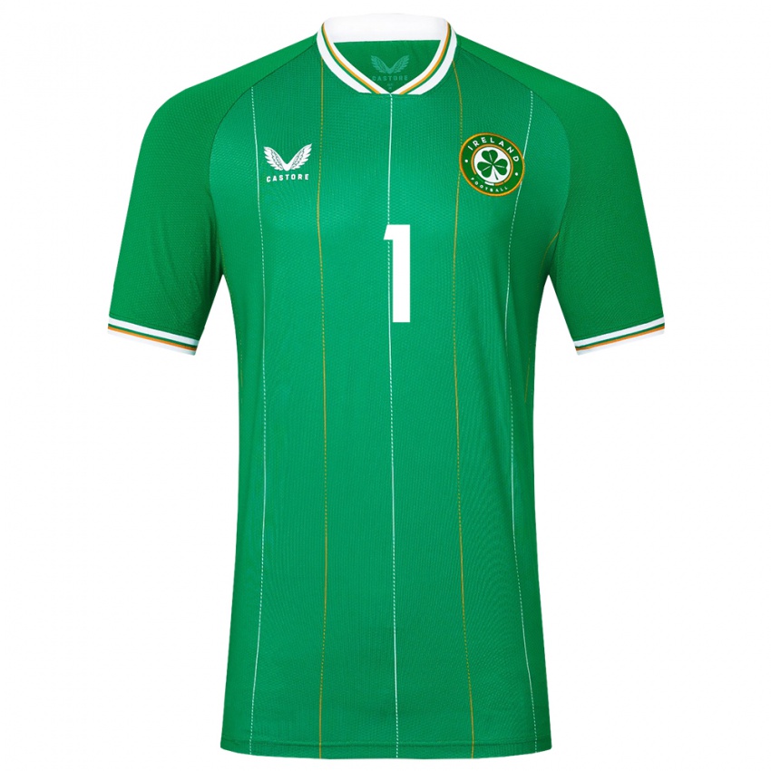 Kinderen Ierland Conor Walsh #1 Groente Thuisshirt Thuistenue 24-26 T-Shirt België