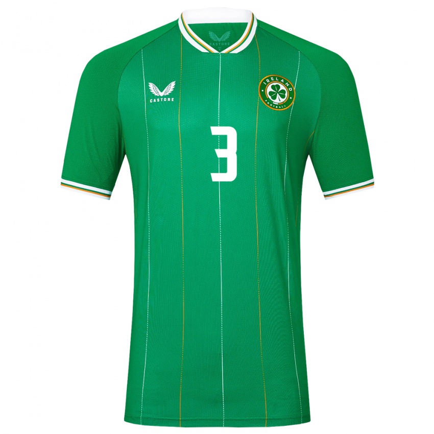 Kinderen Ierland Harry Mcglinchley #3 Groente Thuisshirt Thuistenue 24-26 T-Shirt België