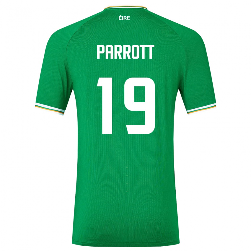 Kinderen Ierland Troy Parrott #19 Groente Thuisshirt Thuistenue 24-26 T-Shirt België