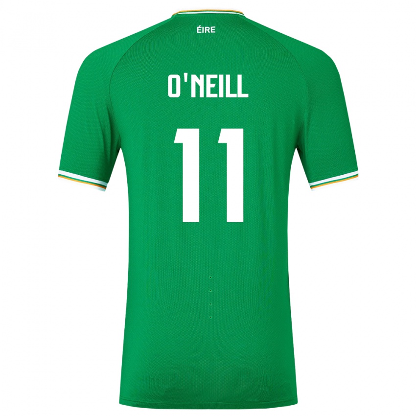 Kinderen Ierland Ollie O'neill #11 Groente Thuisshirt Thuistenue 24-26 T-Shirt België