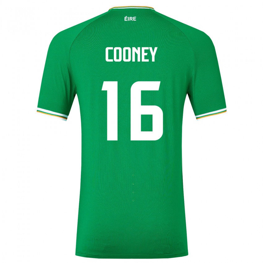 Kinderen Ierland Oisin Cooney #16 Groente Thuisshirt Thuistenue 24-26 T-Shirt België