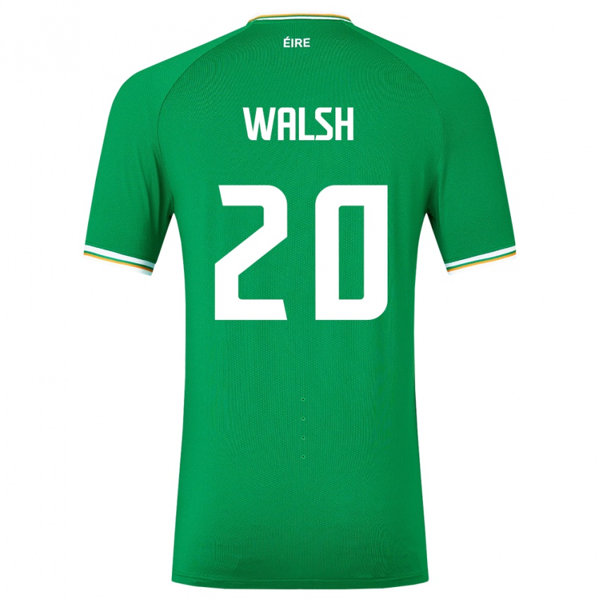 Kinderen Ierland Claire Walsh #20 Groente Thuisshirt Thuistenue 24-26 T-Shirt België