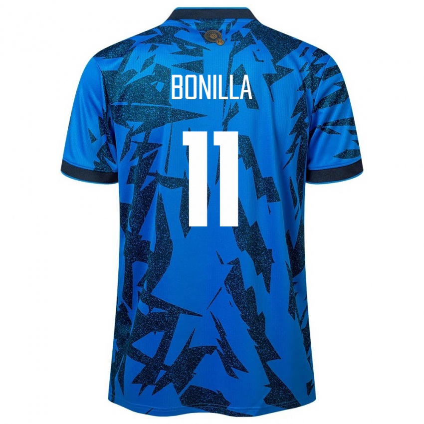 Kinderen El Salvador Jarell Bonilla #11 Blauw Thuisshirt Thuistenue 24-26 T-Shirt België