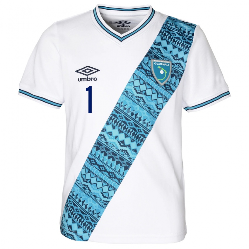 Enfant Maillot Guatemala Nicholas Hagen #1 Blanc Tenues Domicile 24-26 T-Shirt Belgique