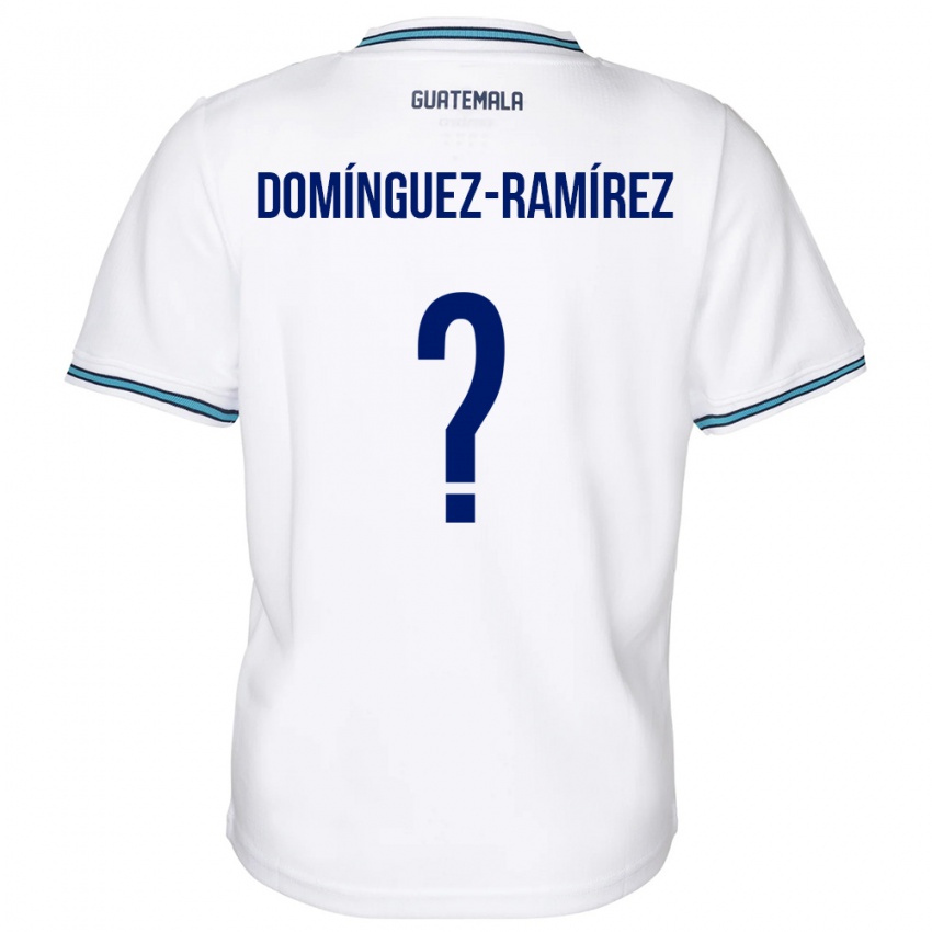 Kinderen Guatemala Marco Domínguez-Ramírez #0 Wit Thuisshirt Thuistenue 24-26 T-Shirt België