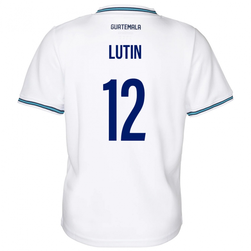 Kinderen Guatemala John Lutin #12 Wit Thuisshirt Thuistenue 24-26 T-Shirt België