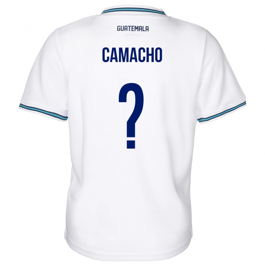 Enfant Maillot Guatemala Samuel Camacho #0 Blanc Tenues Domicile 24-26 T-Shirt Belgique