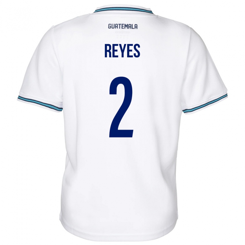 Enfant Maillot Guatemala Samantha Reyes #2 Blanc Tenues Domicile 24-26 T-Shirt Belgique