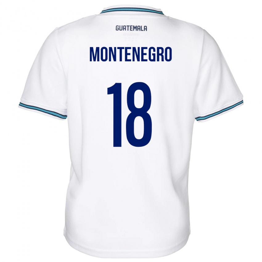 Kinderen Guatemala Vivian Montenegro #18 Wit Thuisshirt Thuistenue 24-26 T-Shirt België