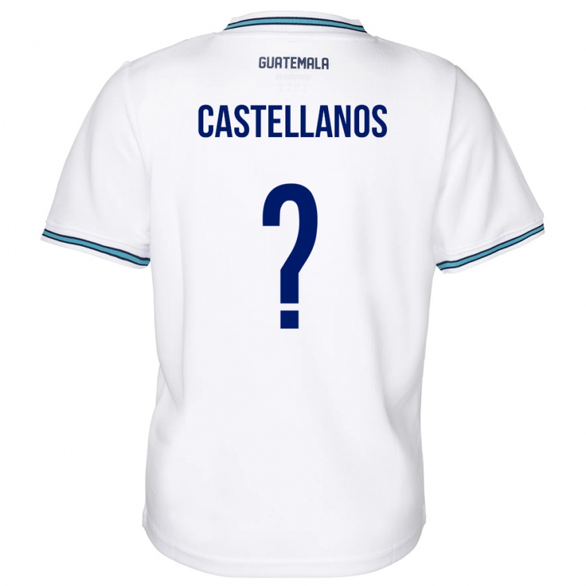 Kinderen Guatemala Jezmin Castellanos #0 Wit Thuisshirt Thuistenue 24-26 T-Shirt België