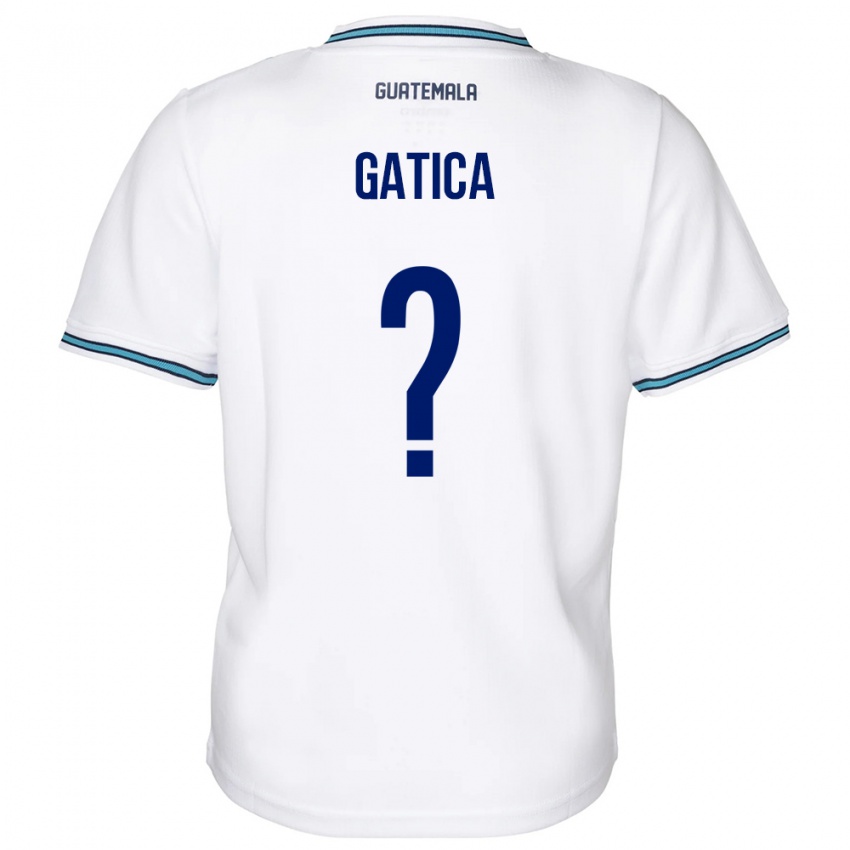 Enfant Maillot Guatemala Celeste Gatica #0 Blanc Tenues Domicile 24-26 T-Shirt Belgique