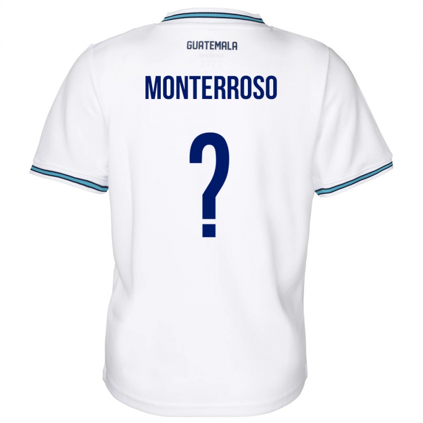 Kinderen Guatemala María Monterroso #0 Wit Thuisshirt Thuistenue 24-26 T-Shirt België