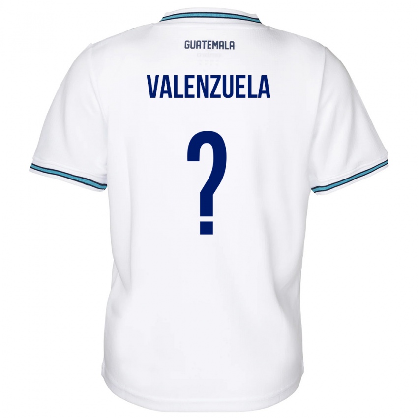 Enfant Maillot Guatemala Briana Valenzuela #0 Blanc Tenues Domicile 24-26 T-Shirt Belgique