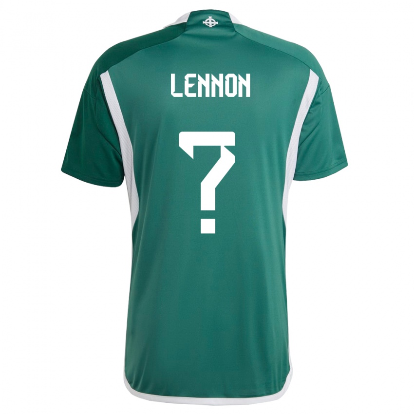 Kinderen Noord-Ierland Gallagher Lennon #0 Groente Thuisshirt Thuistenue 24-26 T-Shirt België