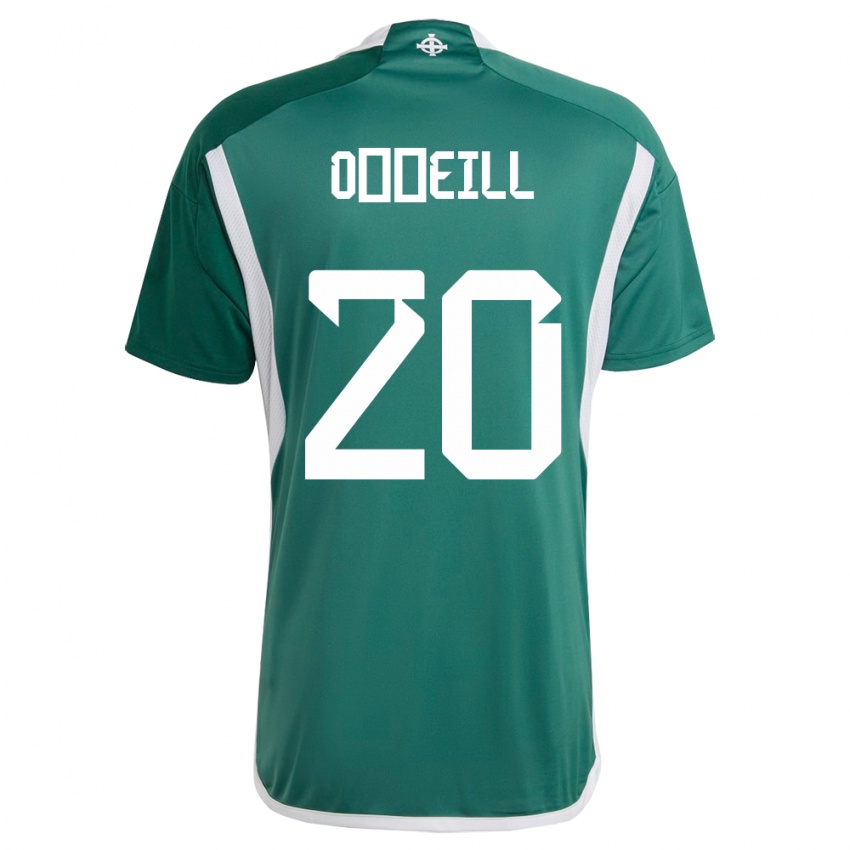 Kinderen Noord-Ierland Ceadach O’neill #20 Groente Thuisshirt Thuistenue 24-26 T-Shirt België