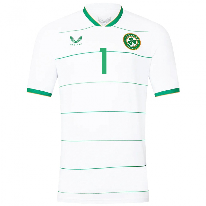 Kinderen Ierland Conor Walsh #1 Wit Uitshirt Uittenue 24-26 T-Shirt België