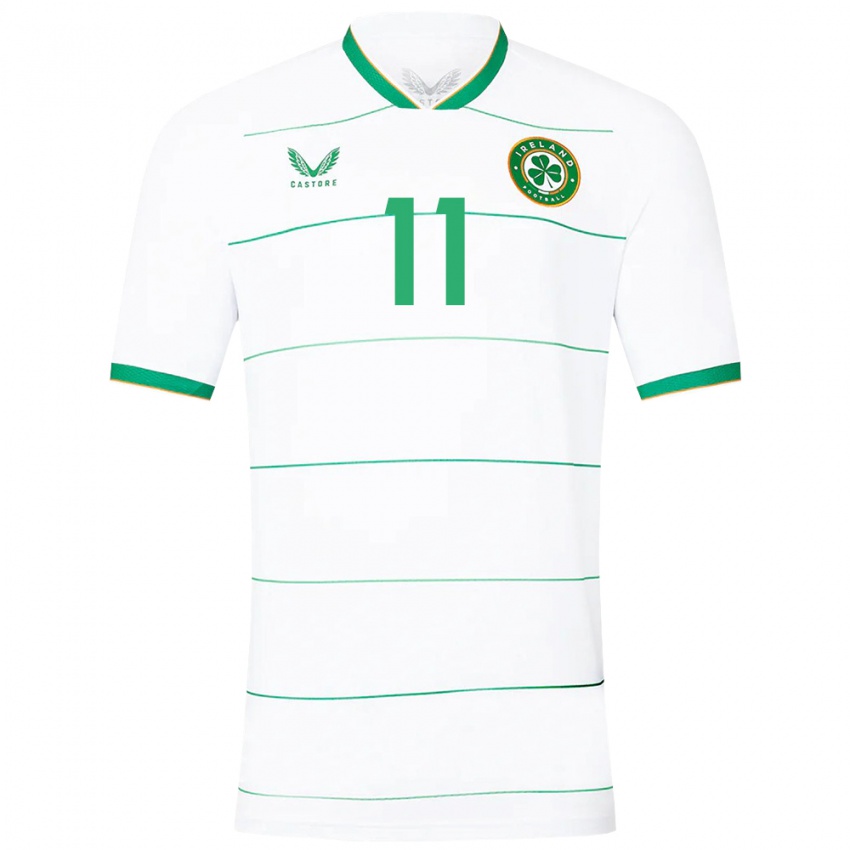 Kinderen Ierland Éabha O'mahony #11 Wit Uitshirt Uittenue 24-26 T-Shirt België