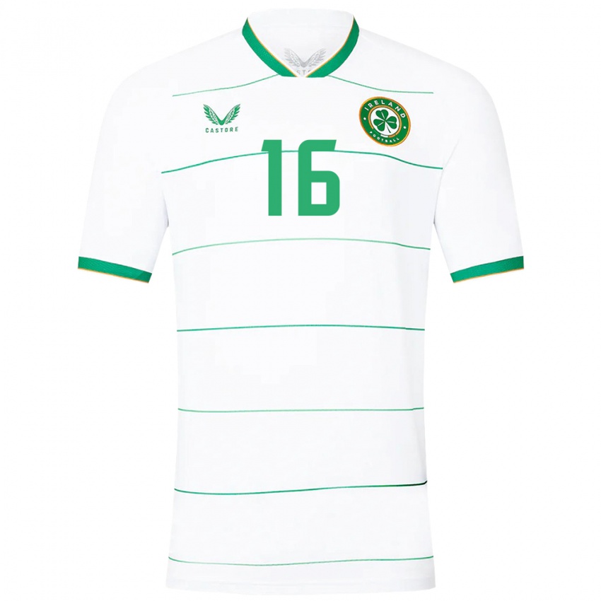 Kinderen Ierland Caoimhín Kelleher #16 Wit Uitshirt Uittenue 24-26 T-Shirt België