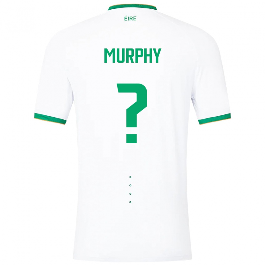 Kinderen Ierland Adam Murphy #0 Wit Uitshirt Uittenue 24-26 T-Shirt België