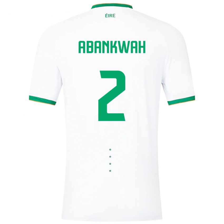 Kinderen Ierland James Abankwah #2 Wit Uitshirt Uittenue 24-26 T-Shirt België