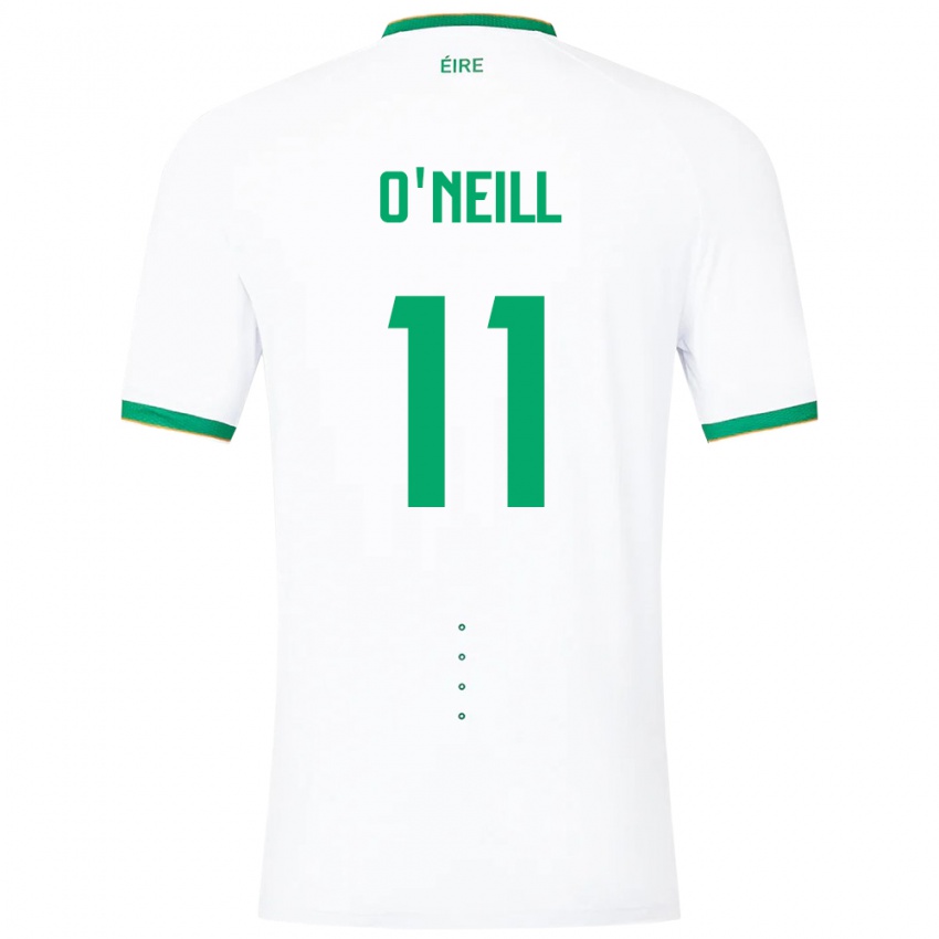 Kinderen Ierland Ollie O'neill #11 Wit Uitshirt Uittenue 24-26 T-Shirt België