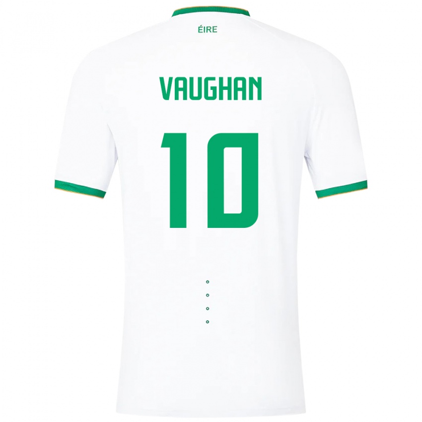 Kinderen Ierland Harry Vaughan #10 Wit Uitshirt Uittenue 24-26 T-Shirt België