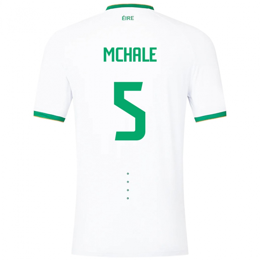 Kinderen Ierland Sean Mchale #5 Wit Uitshirt Uittenue 24-26 T-Shirt België