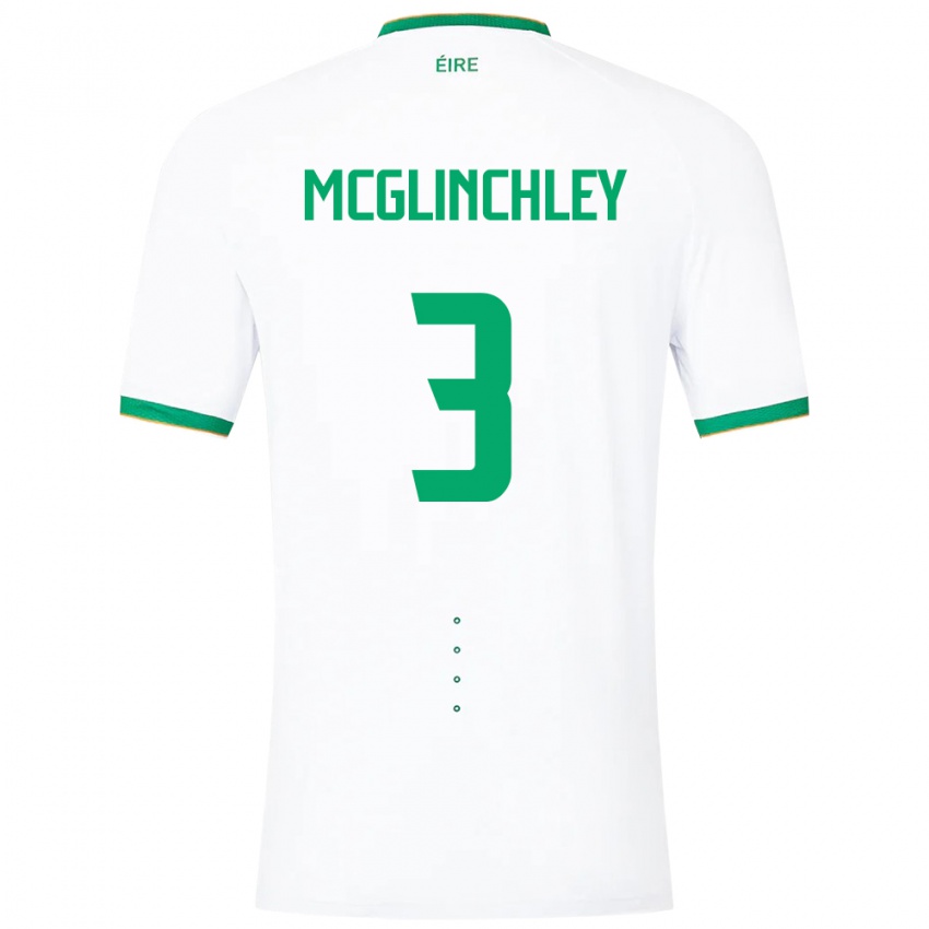 Kinderen Ierland Harry Mcglinchley #3 Wit Uitshirt Uittenue 24-26 T-Shirt België
