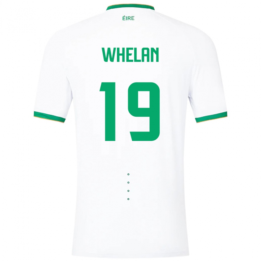 Enfant Maillot Irlande Emily Whelan #19 Blanc Tenues Extérieur 24-26 T-Shirt Belgique