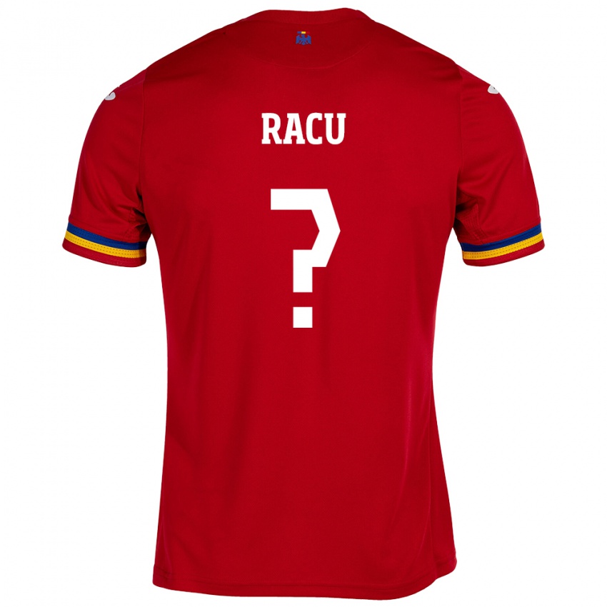 Enfant Maillot Roumanie Andrei Racu #0 Rouge Tenues Extérieur 24-26 T-Shirt Belgique