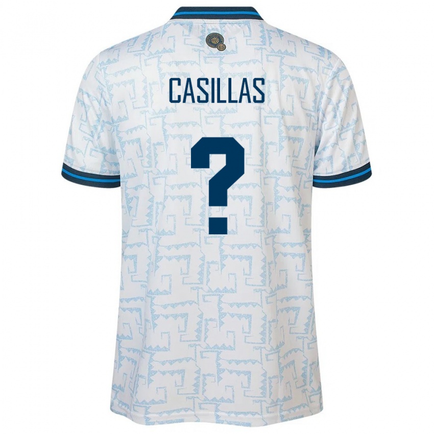 Kinderen El Salvador Marcos Casillas #0 Wit Uitshirt Uittenue 24-26 T-Shirt België