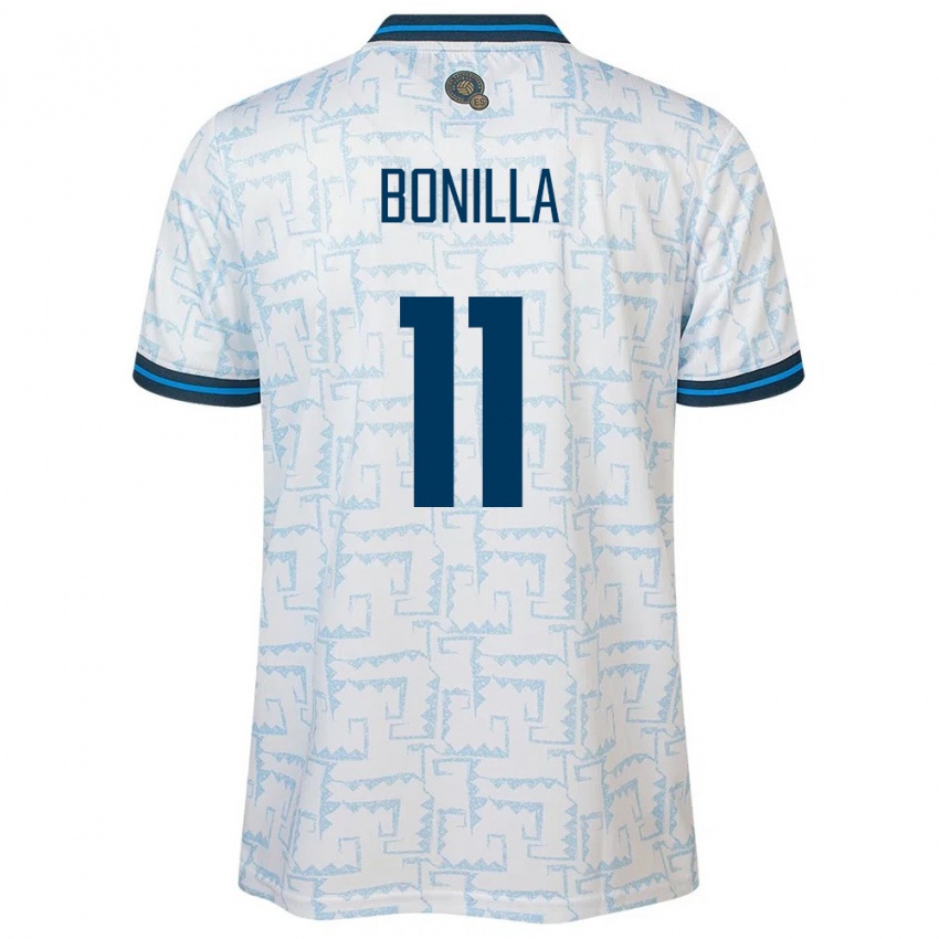 Kinderen El Salvador Jarell Bonilla #11 Wit Uitshirt Uittenue 24-26 T-Shirt België